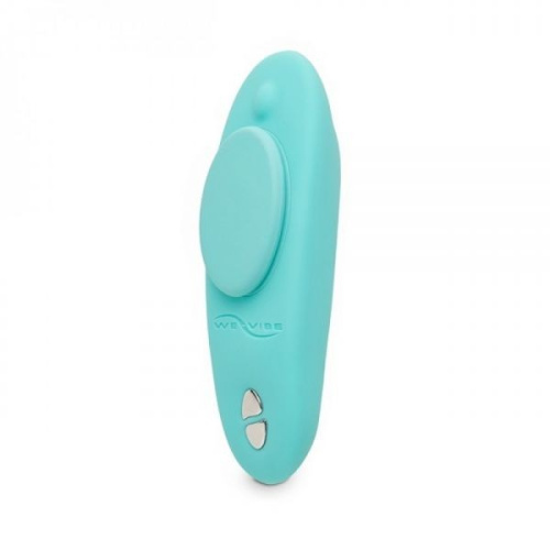 Moxie by We-Vibe - клиторальный вибратор в трусики с дистанционным управлением (голубой)
