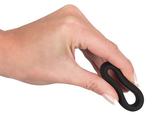 Black Velvets Cock Ring - ерекційне кільце, 3.2 см (чорний) - купити в Києві, Україні