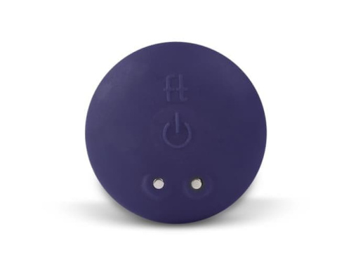 Gvibe Gplug - Маленькая дизайнерская анальная пробка с вибрацией, 8х2.8 см (синий)
