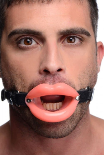 Master Series Sissy Mouth Gag - Расширитель рта в форме пышных губ