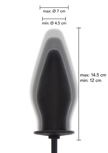 Надувная анальная пробка Hidden Desire Extreme Inflatable Butt