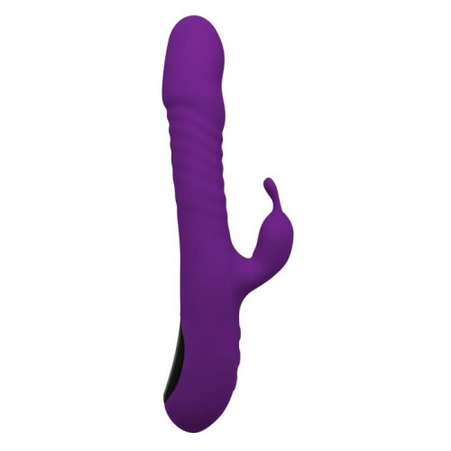 Alive RoMAX Purple - Вібратор кролик з підігрівом та ротацією, 24.4х4 см (фіолетовий) - купити в Києві, Україні