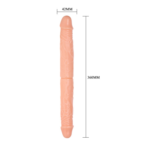 Двосторонній фалоімітатор Double Donges Flesh, 36 см - купити в Києві, Україні