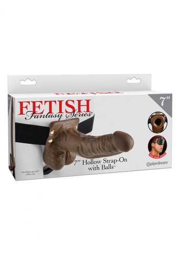 Страпон для мужчин Fetish Fantasy Hollow Strap On, 20 см