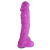 Чистый Кайф Violet size XL - Крафтовое мыло-член с присоской, 21,5х5,1 см (фиолетовый)