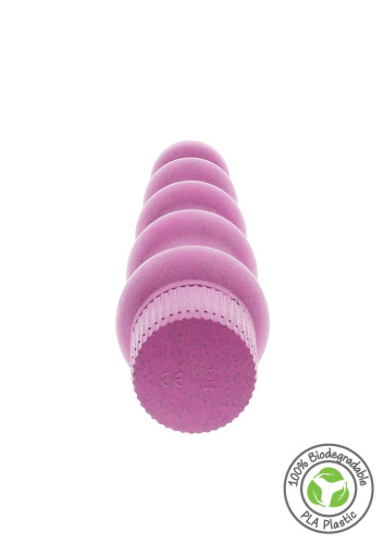 Fuck Green Pink Eco Vibrator - Вибратор, 18 см (розовый)