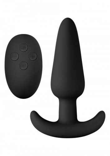 NS Novelties Renegade Rumble Wireless Plug - анальная пробка с дистанционным управлением, 10х3,7 см