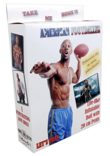 Надувная секс кукла American Footballer Male Doll