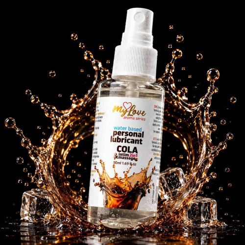 2в1 лубрикант и массажный гель - MyLove Aroma Series Intim&Massage Cola, 50 мл