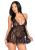 Сорочка беби-долл Leg Avenue Floral lace babydoll, L Сорочка беби-долл Leg Avenue Floral lace babydoll, L