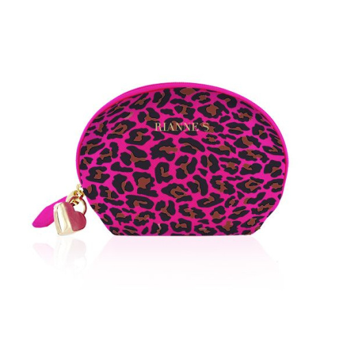 Rianne S: Lovely Leopard мини вибромассажер, 12х3.5 см (фиолетовый)