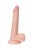 Toyfa Realstick Nude - Реалистичный вибратор с выносным пультом на проводе, 22х3.8 см