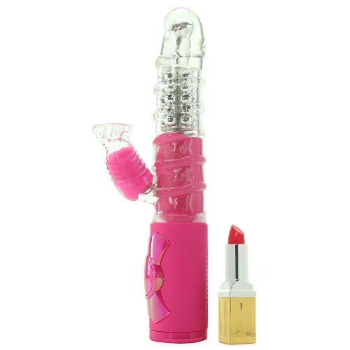 Topco Sales Rabbit Vibe Love Me Dreamy - Вибратор кролик 3 скорости ротации, 11.4х3.3 см (голубой)