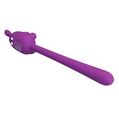 Мини вибратор на палочке Pretty Love Cute Bunny Flirting Stick