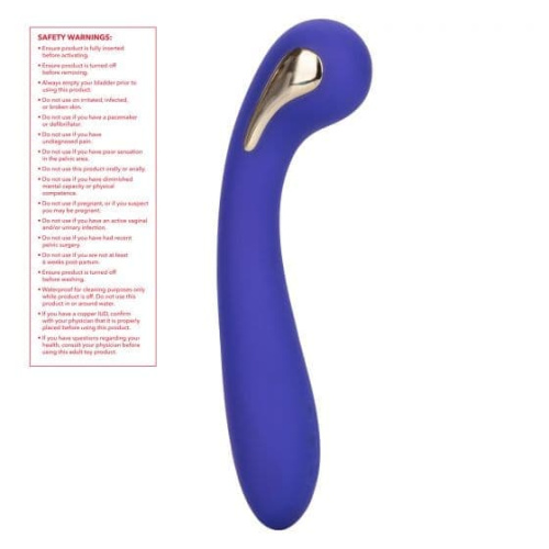 CalExotics Estim Petite G Wand - вибромассажер точки G с электростимуляцией, 14х3,25 см.
