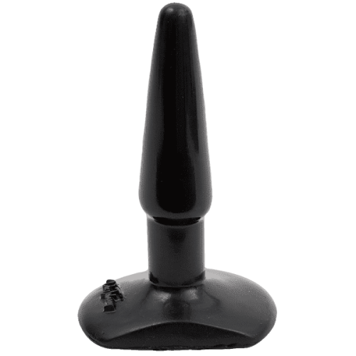Doc Johnson Classic Butt Plug Smooth Small - Анальная пробка, малая 11Х2,5 см (черный)