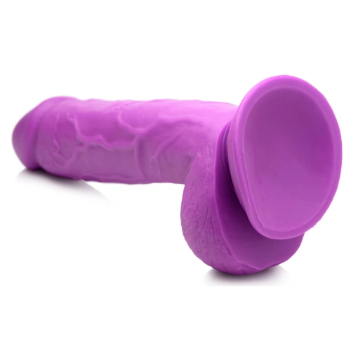 Pop Peckers 8.25" Dildo Purple - Фаллоимитатор, 22,8 см (фиолетовый)
