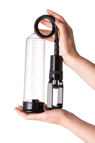 Toyfa A-Toys Vacuum pump - Помпа для члена с эрекционными кольцами, 23.5х5.6 см