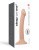 Strap-On-Me Dual Density Dildo, S - Насадка для страпона гибкая, двухслойная, 17х2.7 см, (телесная)