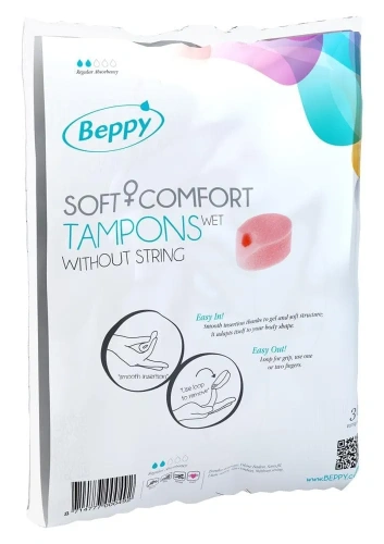 Beppy Comfort Tampons Wet - Безнитиевые тампоны