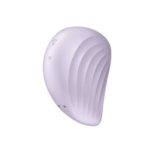 Satisfyer Pearl Diver - Вакуумный клиторальный стимулятор в виде ракушки, 9.1х5.1 см (фиолетовый)