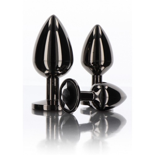 Taboom - M Butt Plug With Diamond Jewel - Анальная пробка, 8.2х3.4 см