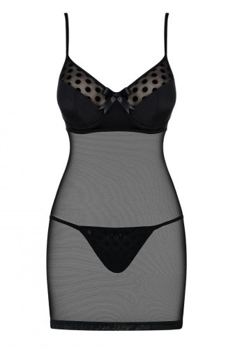 Комплект Obsessive Dotina chemise (L/XL)