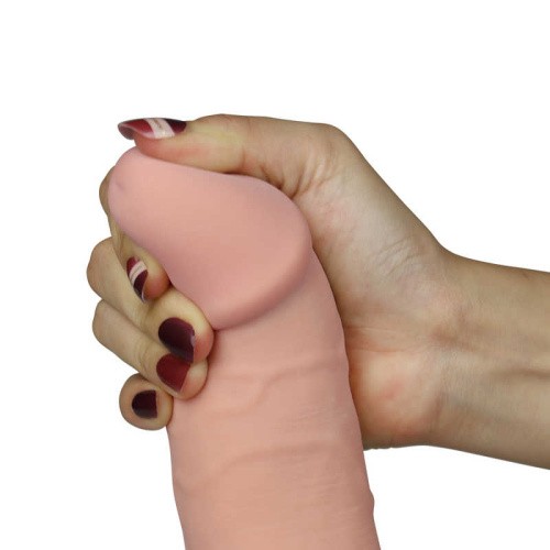 Вибратор LoveToy The Ultra Soft Dude Vibrating Flesh, 20 см