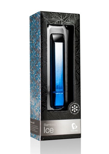Rocks Off Bamboo Ice - вибратор, 10х1.7 см. (голубой)