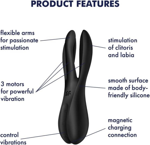 Вибратор для клитора Satisfyer Threesome 2
