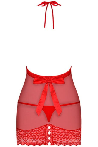 Чувственная облегающая сорочка Obsessive 822-CHE-3 (S/M)