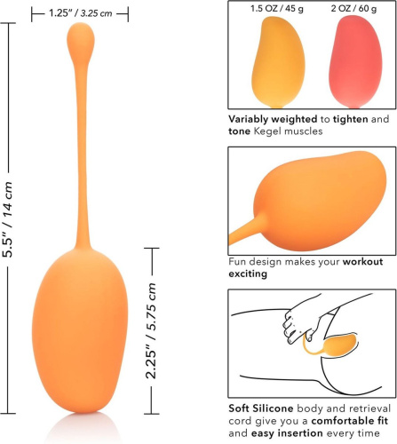 Kegel Training Set Mango - Набор вагинальных шариков