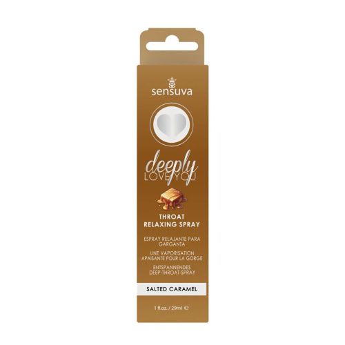 Sensuva - Deeply Love You Salted Caramel - Спрей для для глубокого минета, 29 мл (солёная карамель)