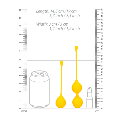 Набор вагинальных шариков Loveline Silicone Kegel Balls Training Set