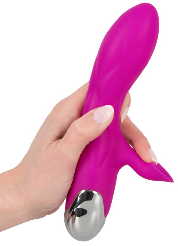Orion XouXou Super Soft Silicone Sucking Vibrator - Вибратор для двойного удовольствия, 20х4.1 см