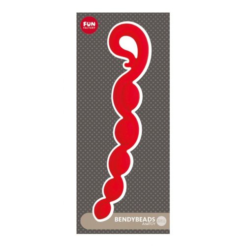 Fun Factory Bendybeads - анальне намисто, 18.5х3.5 см (червоний) - купити в Києві, Україні