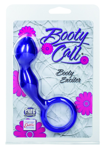 Массажер простаты Booty Exciter Pink, 10х3 см (фиолетовый)