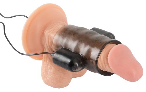 Orion Cock Sleeve With Vibration насадка-мастурбатор с вибрацией, 8.3х3 см