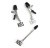 Art of Sex - Nipple and clit clamps Kiss - Зажимы для сосков и клитора Art of Sex - Nipple and clit clamps Kiss - Зажимы для сосков и клитора