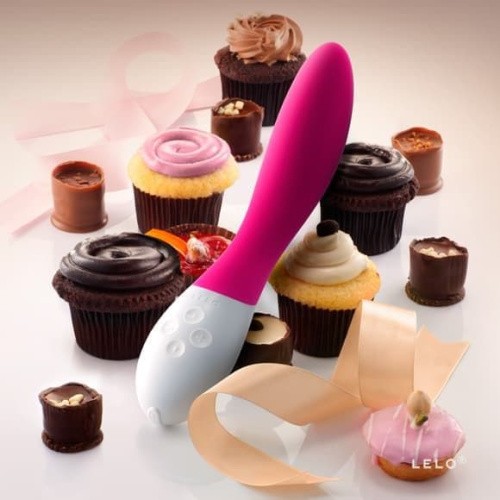 Lelo Mona 2 - Вибратор для точки G, 20х3,5 см (красный)