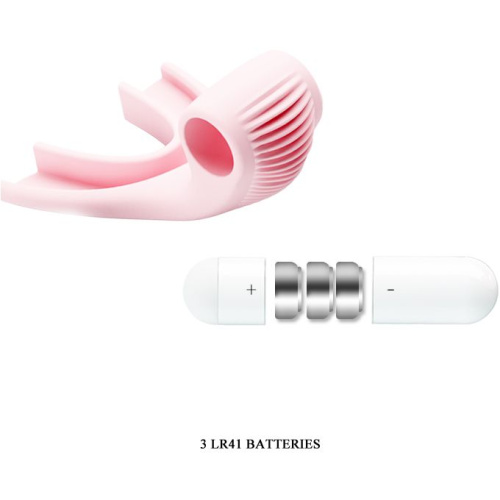 LyBaile Pretty Love Ela Mouth Stimulator Light Pink - Вібратор для оральних пестощів, 7.5х5.3 см (рожевий) - купити в Києві, Україні