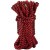 Zalo Bondage Rope Red - Роскошная веревка для Шибари, 10м (красный) Zalo Bondage Rope Red - Роскошная веревка для Шибари, 10м (красный)