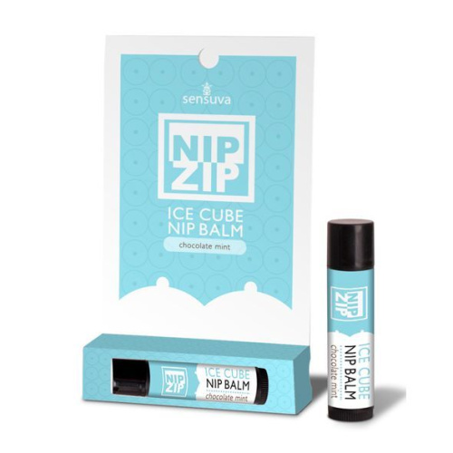 Sensuva - Nip Zip Chocolate Mint - Стимулирующий бальзам для сосков  с охлаждающим эффектом, 4 г (шоколад)