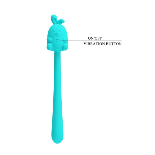 Мини вибратор на палочке Pretty Love Cute Bunny Flirting Stick