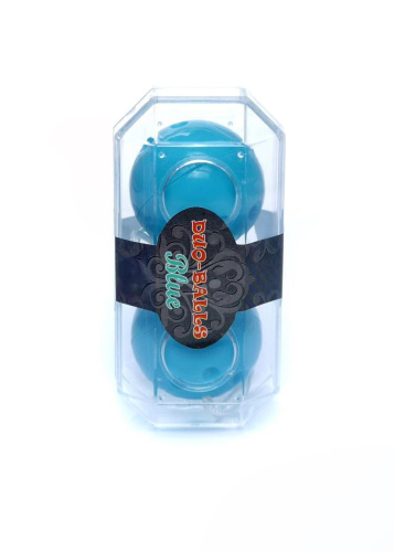 Boss Duo-Balls Light Blue - Вагинальные шарики, 21х3,3 см (голубой)