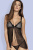Obsessive 877-BAB-1 babydoll - ажурный бэби долл и стринги, S/M (чёрный) Obsessive 877-BAB-1 babydoll - ажурный бэби долл и стринги, S/M (чёрный)