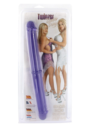 Двухсторонний фаллоимитатор Seven Creations Twinzer, 32.5 см