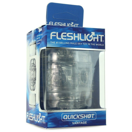 Fleshlight Quickshot Vantage компактный мастурбатор, отлично для пар и минета, 11 см