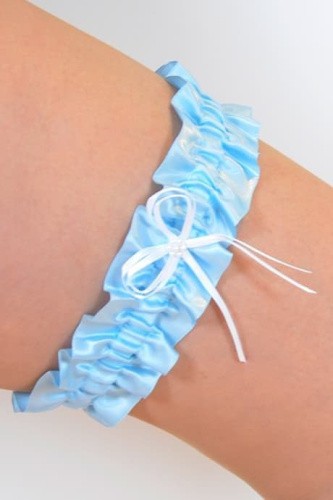 Julimex Las Vegas PW 17 - Нежная подвязка для девушки, S/M (голубой)