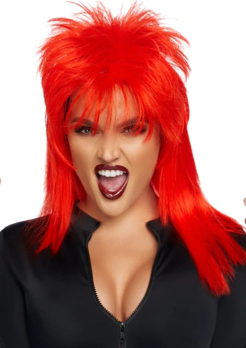Leg Avenue-Unisex rockstar wig Red - Яскрава перука, червона - купити в Києві, Україні